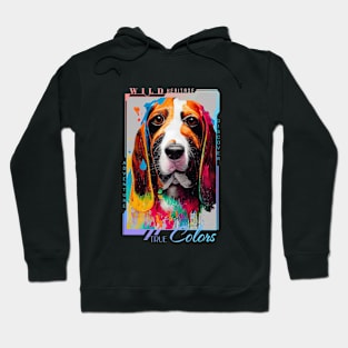 Vasset Hound Dog Pet Cute Adorable Animal Compagnon Hoodie